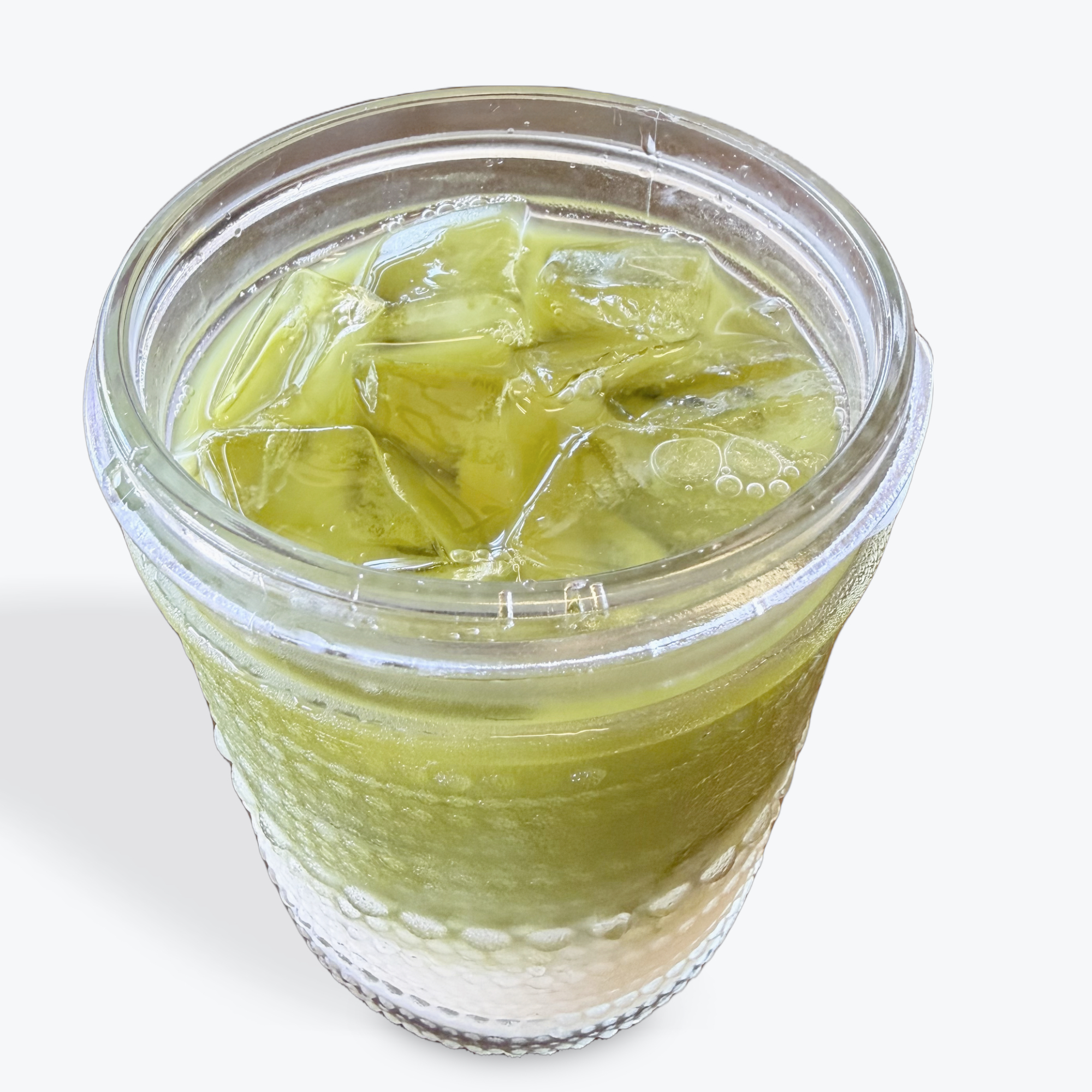 VANILLA MATCHA LATTE.