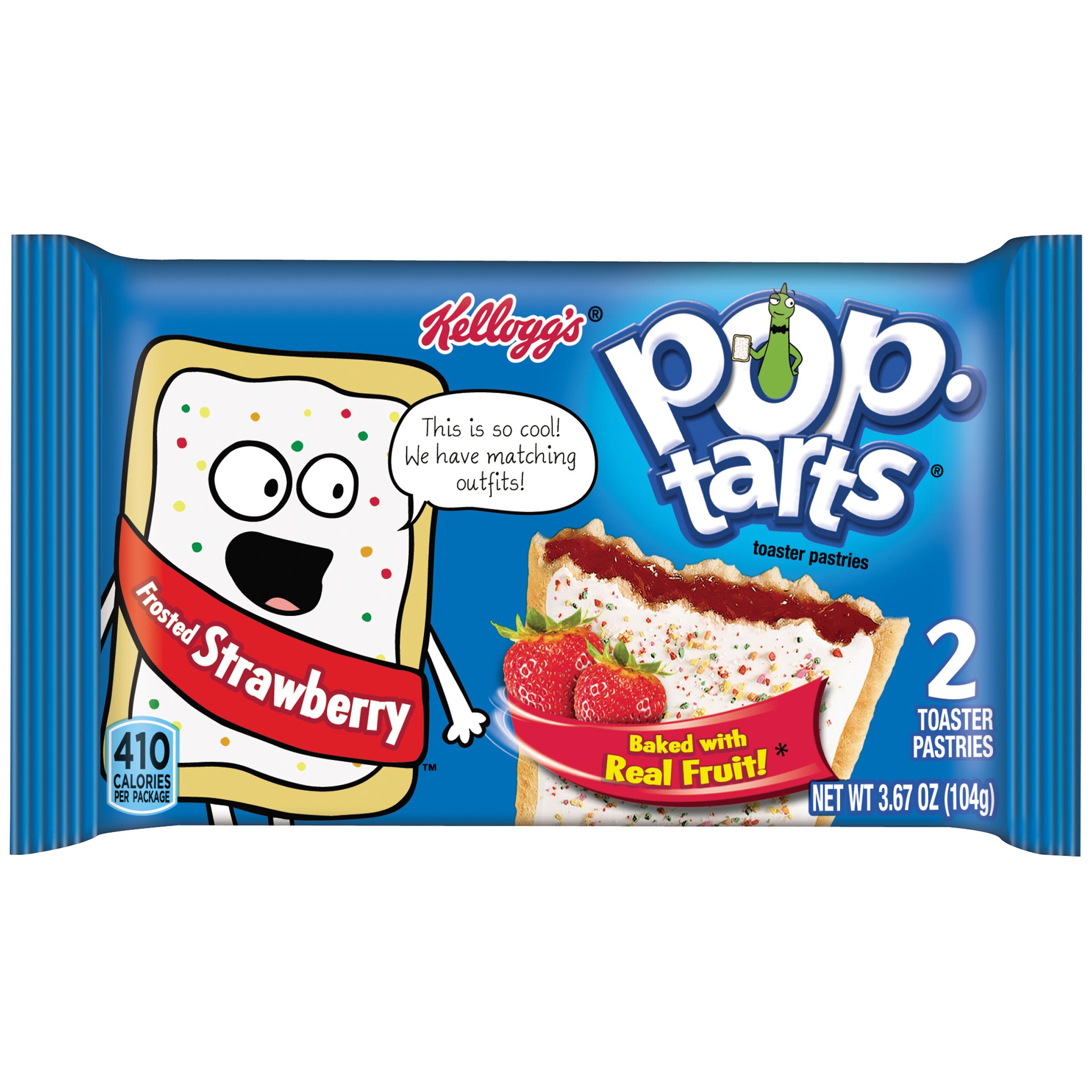 Pop-Tarts Frosted Strawberry Toaster Pastries  2 Count  3.3 Oz.