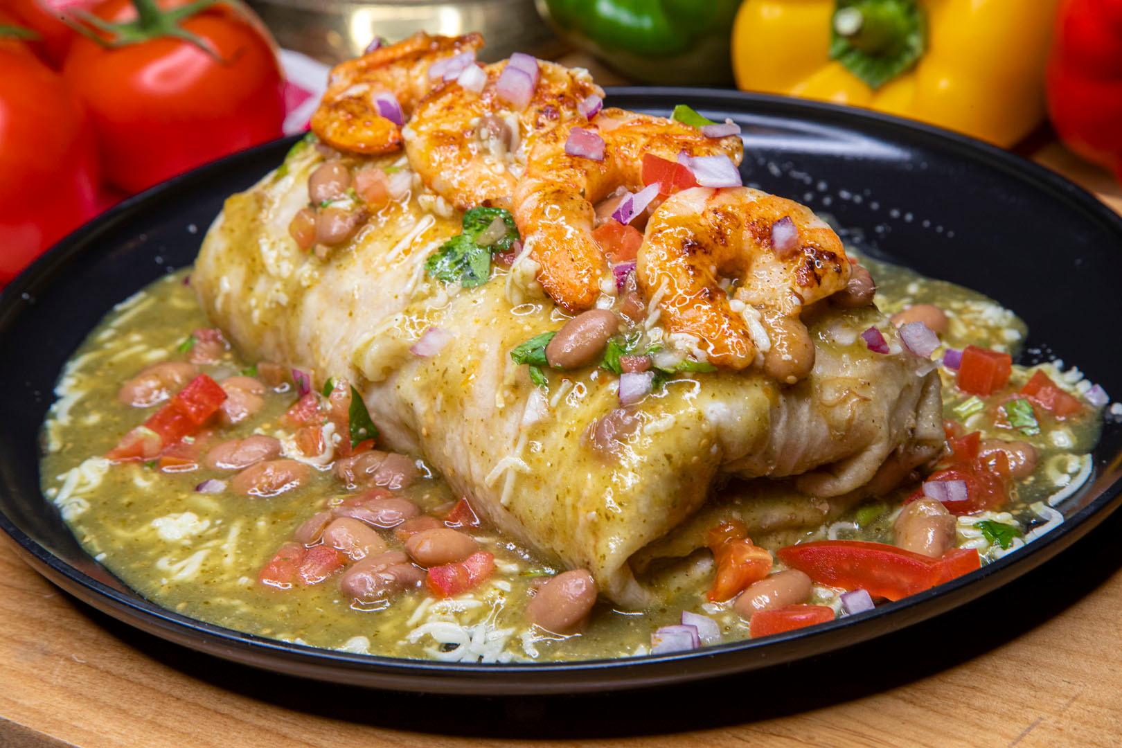 Shrimp Burrito.