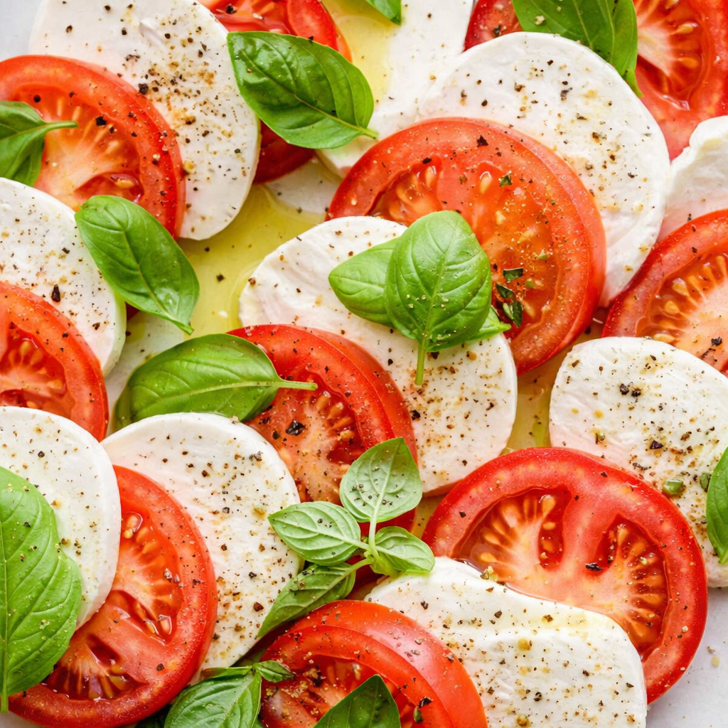 Mozzarella Caprese 15 pieces.