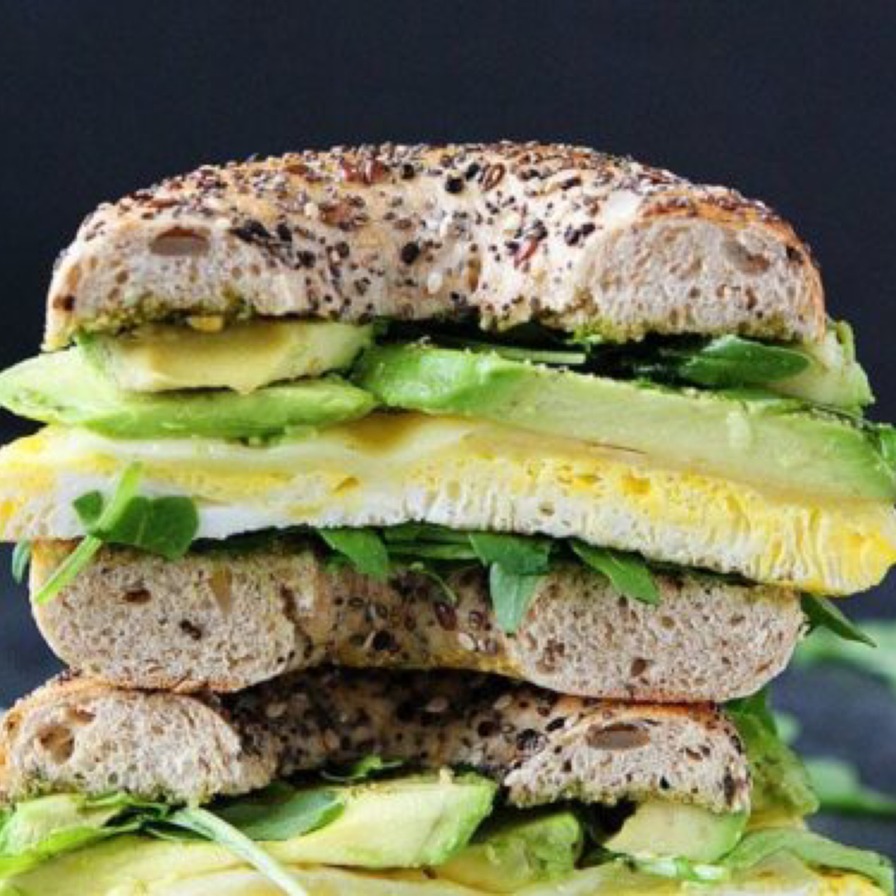 Egg, Cheddar and Avocado.