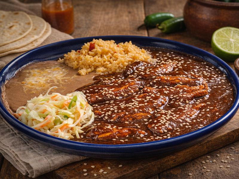 Pollo en Mole.