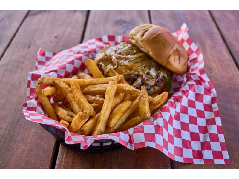 Black & Blue Burger.