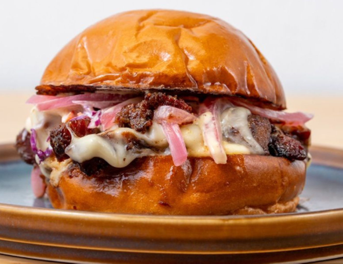 Smoked BBQ Brisket Sandwich