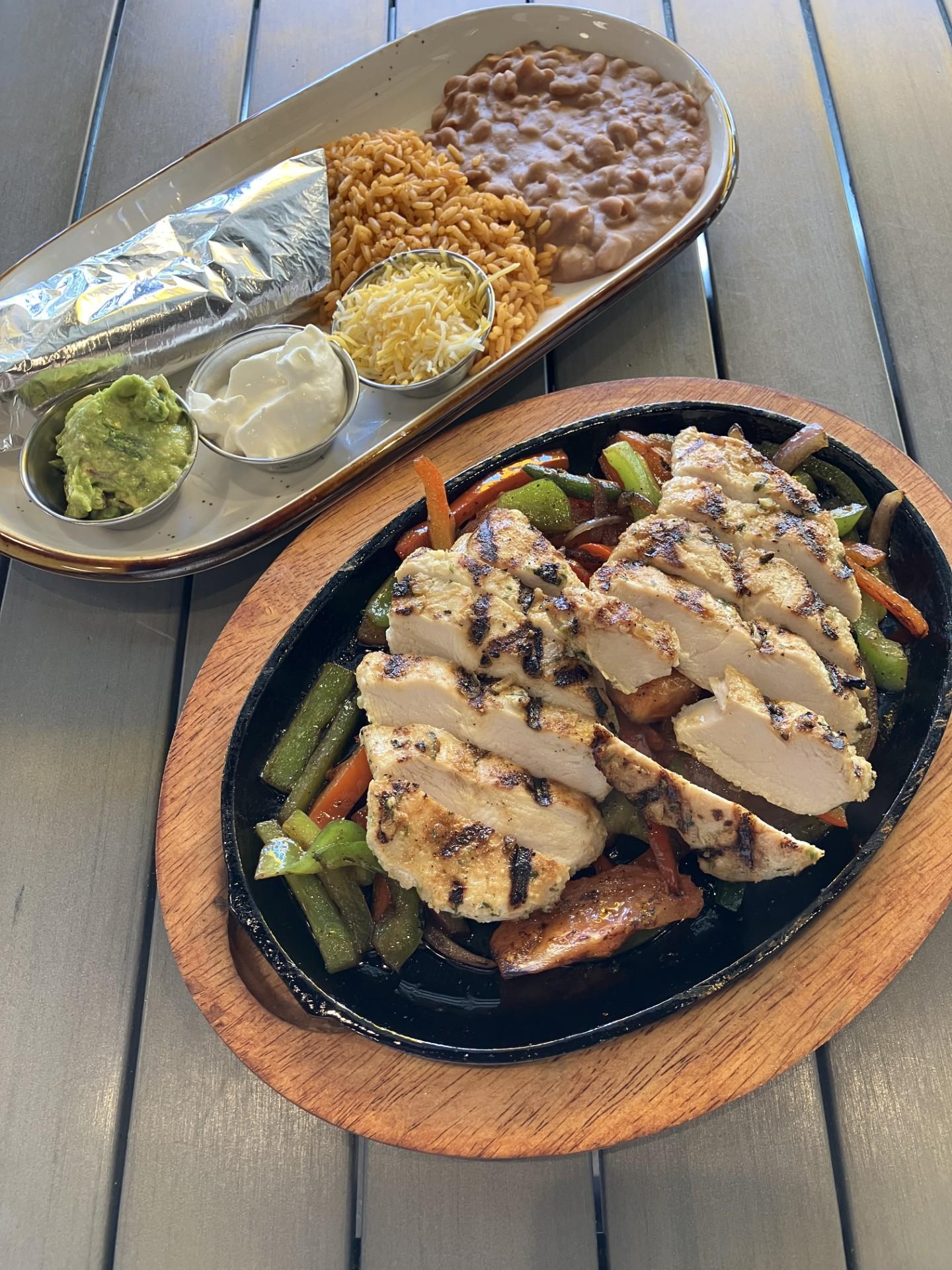 Chicken Fajitas.