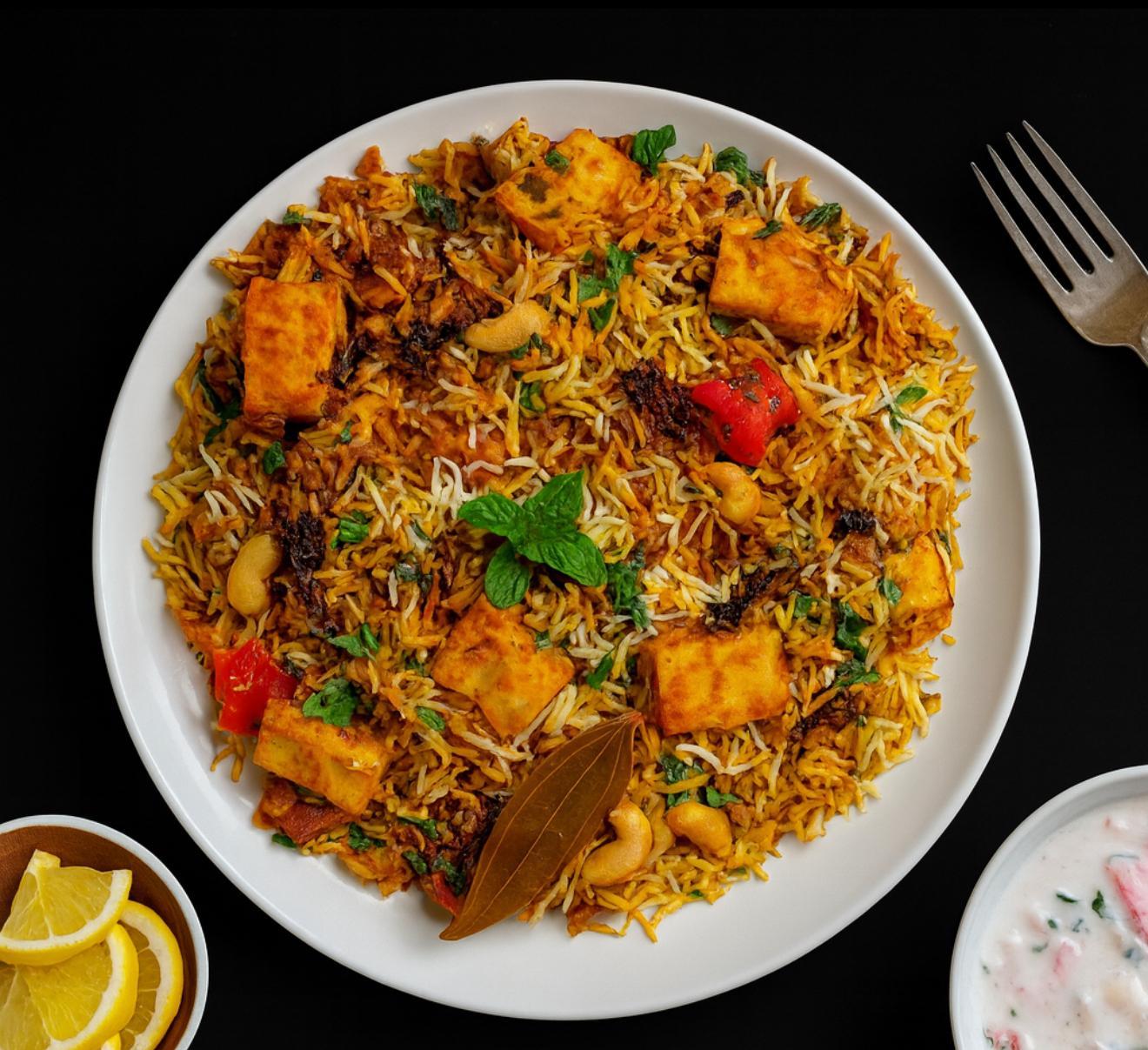 Gongura Paneer Biryani.