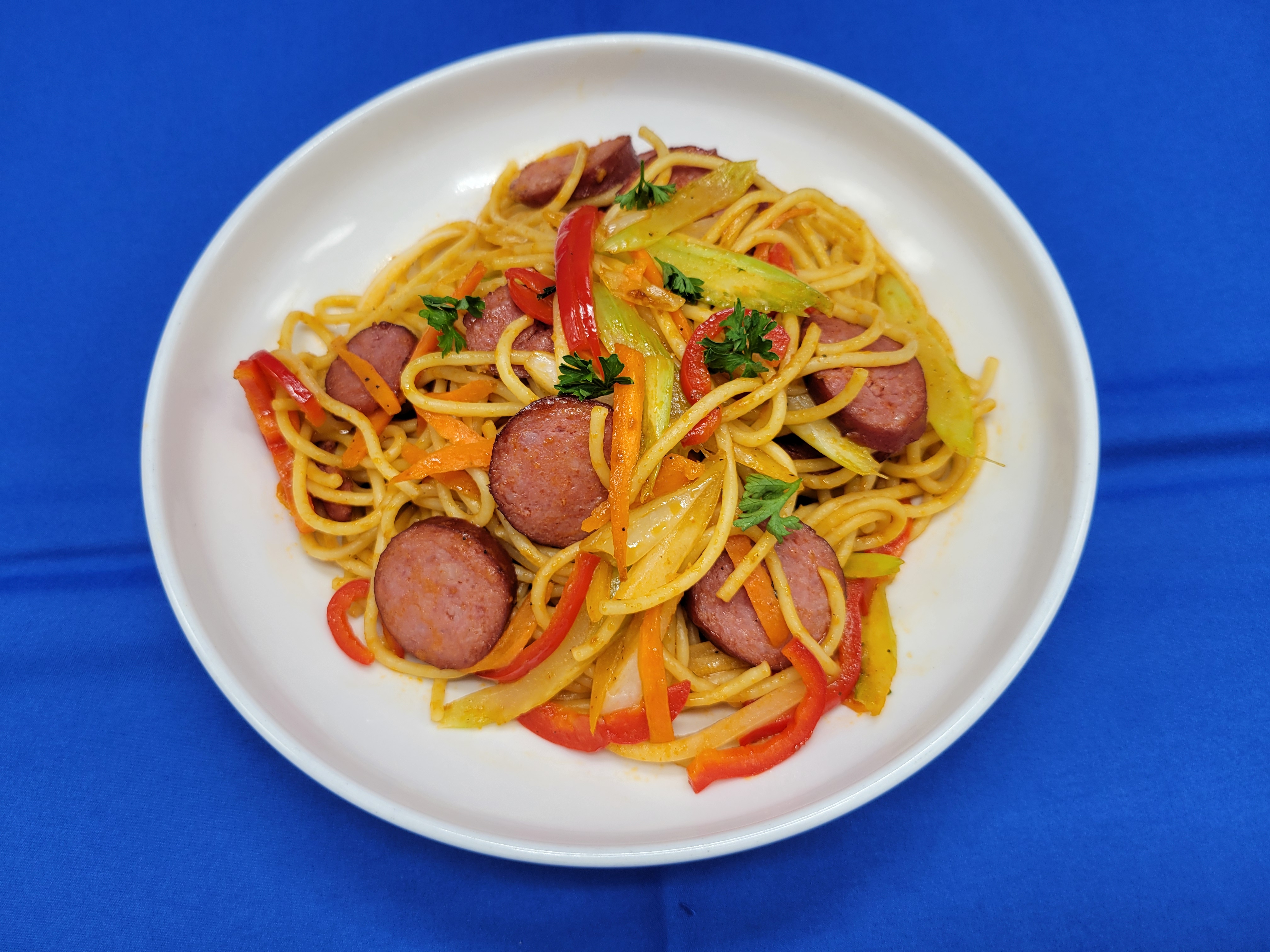 Creole spaghetti.
