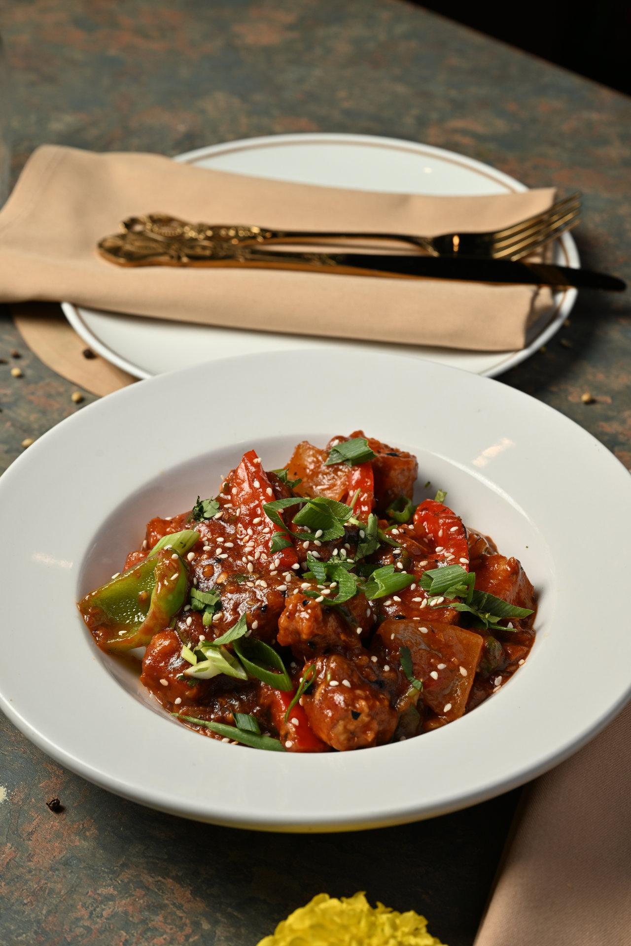 Cauliflower Manchurian.