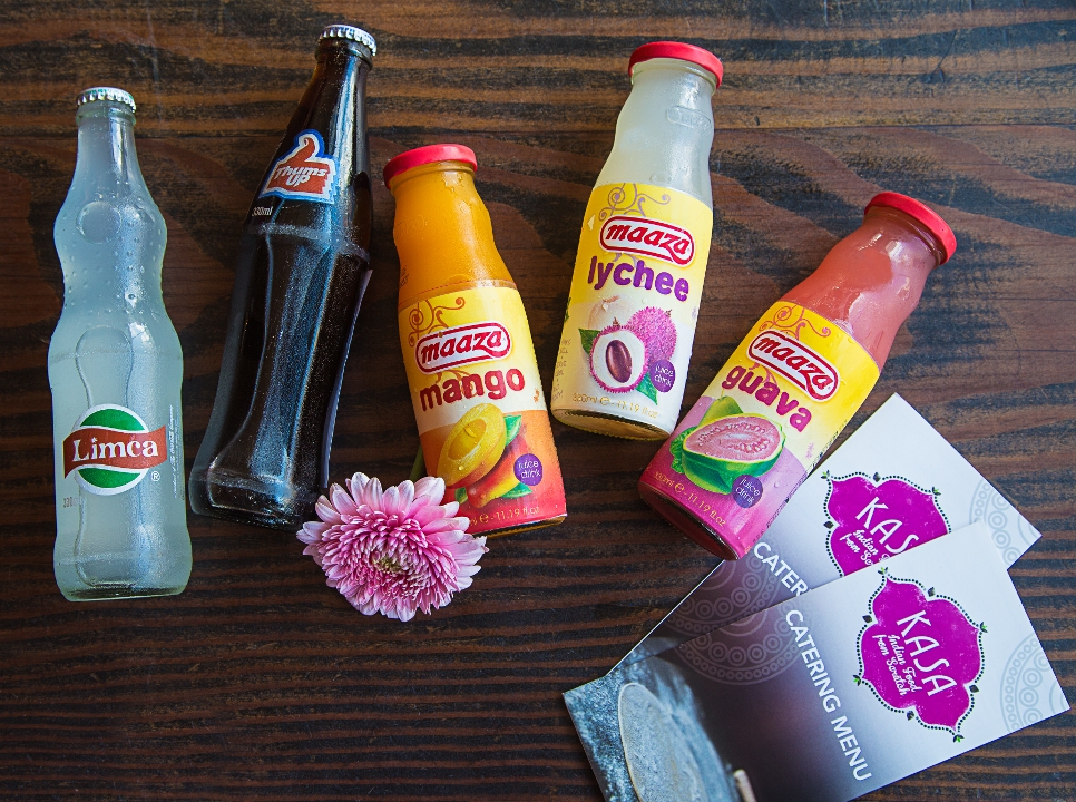 Sodas, Juices and Waters.