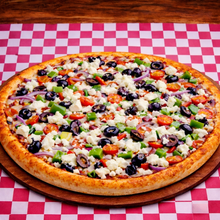 Large A.Greek Pizza 14(Greek Style).