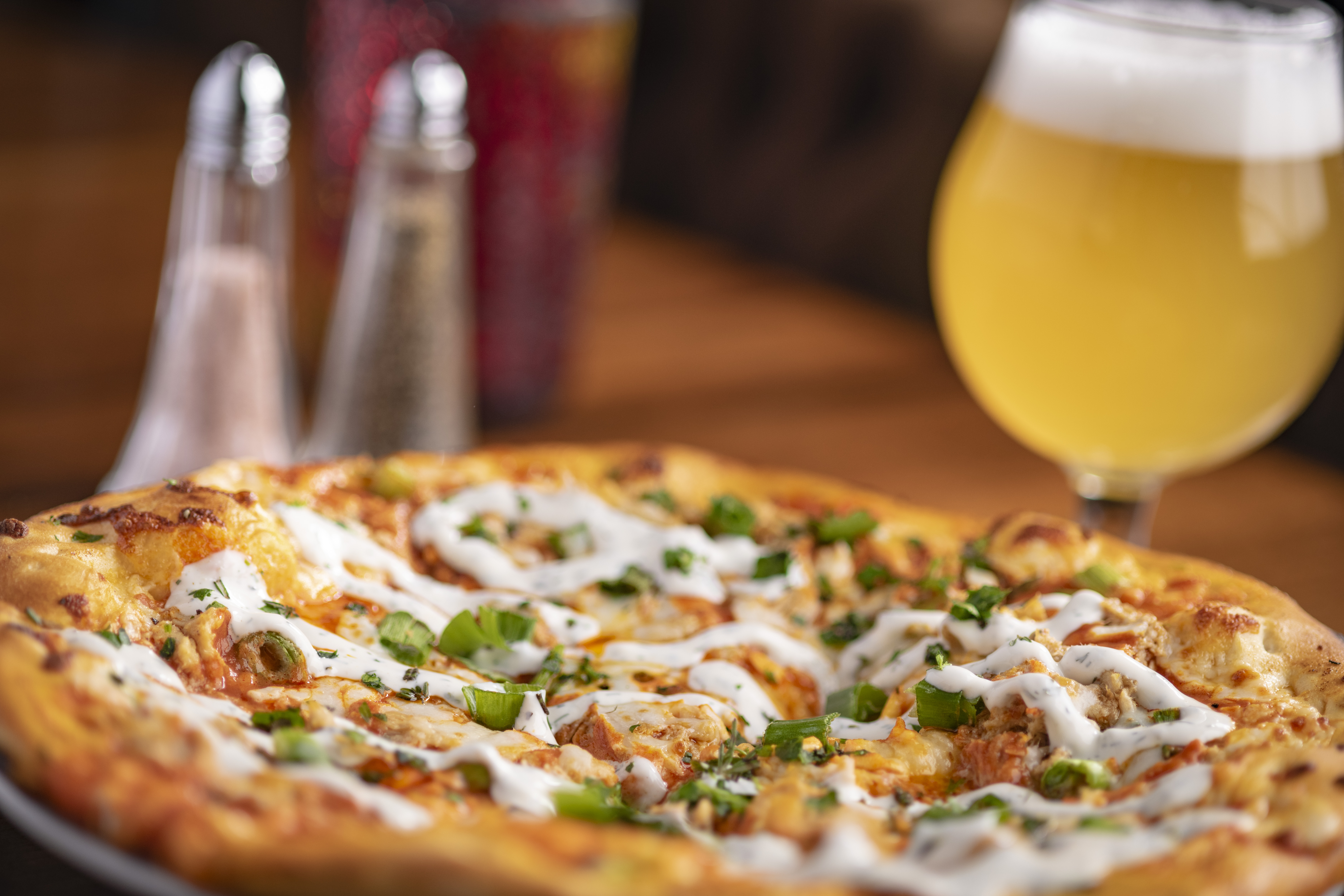 Buffalo Chicken Pizza.