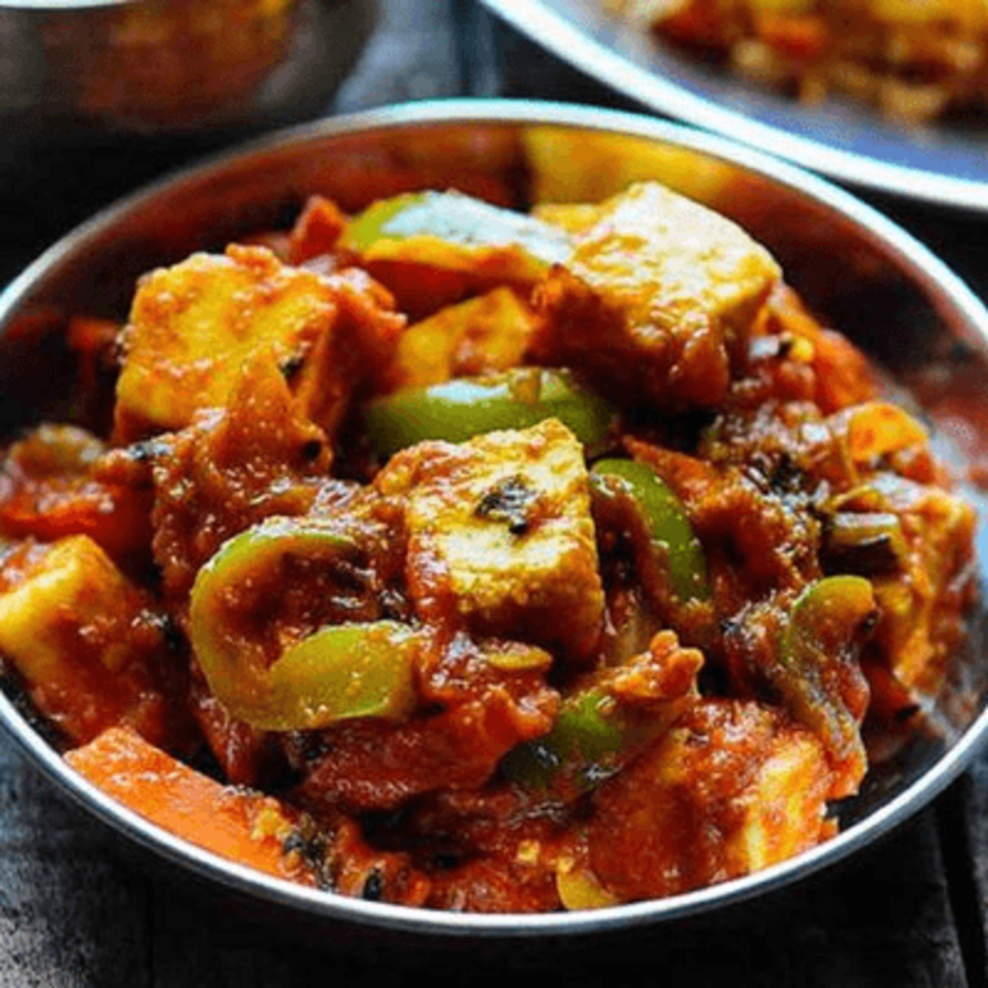 Paneer Jalfrezi.