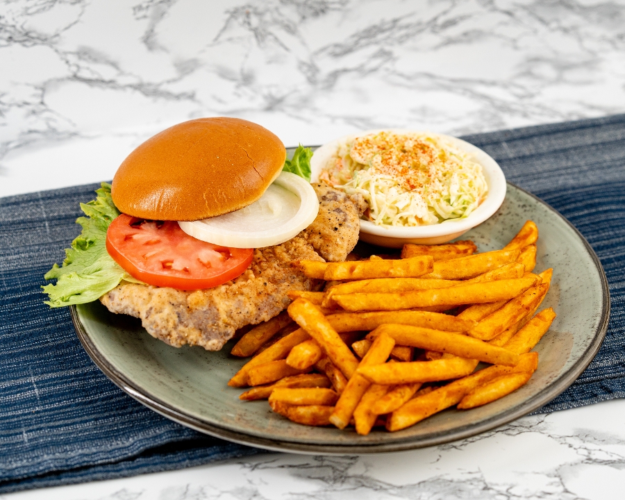 Pork Tenderloin Sandwich.