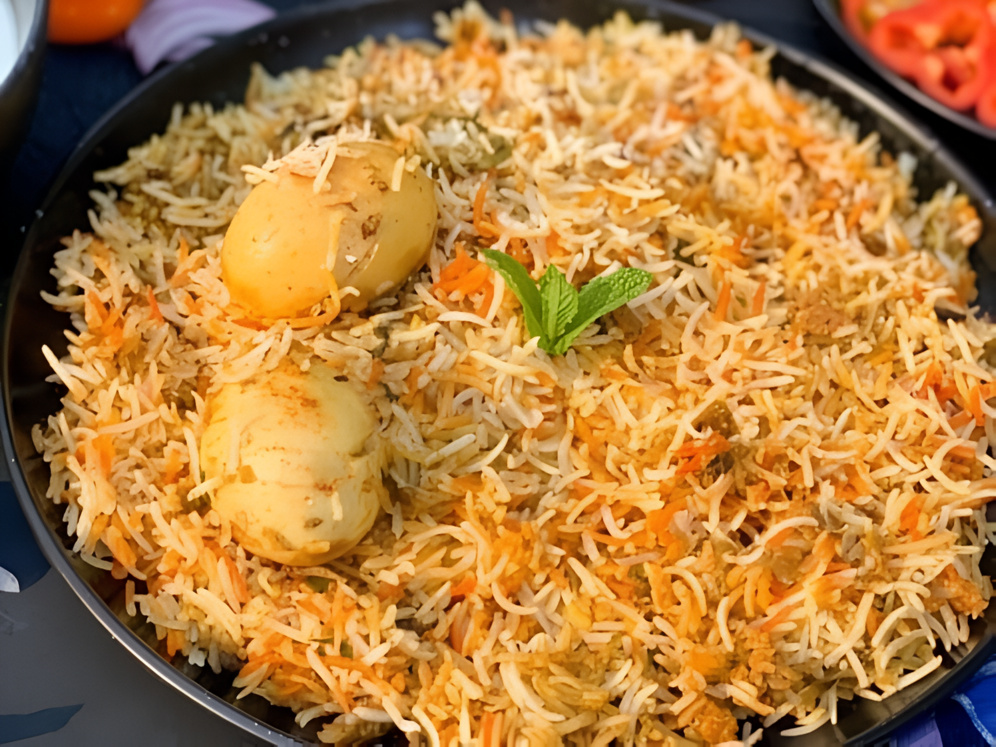Egg Biryani.
