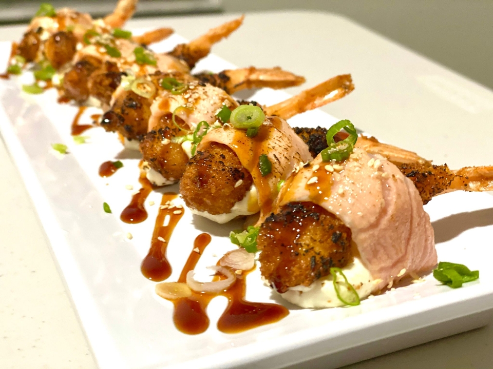 Sake Shrimp Crispy.