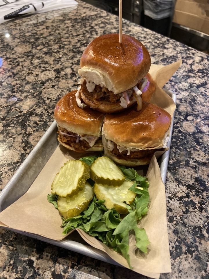 BBQ Sliders.