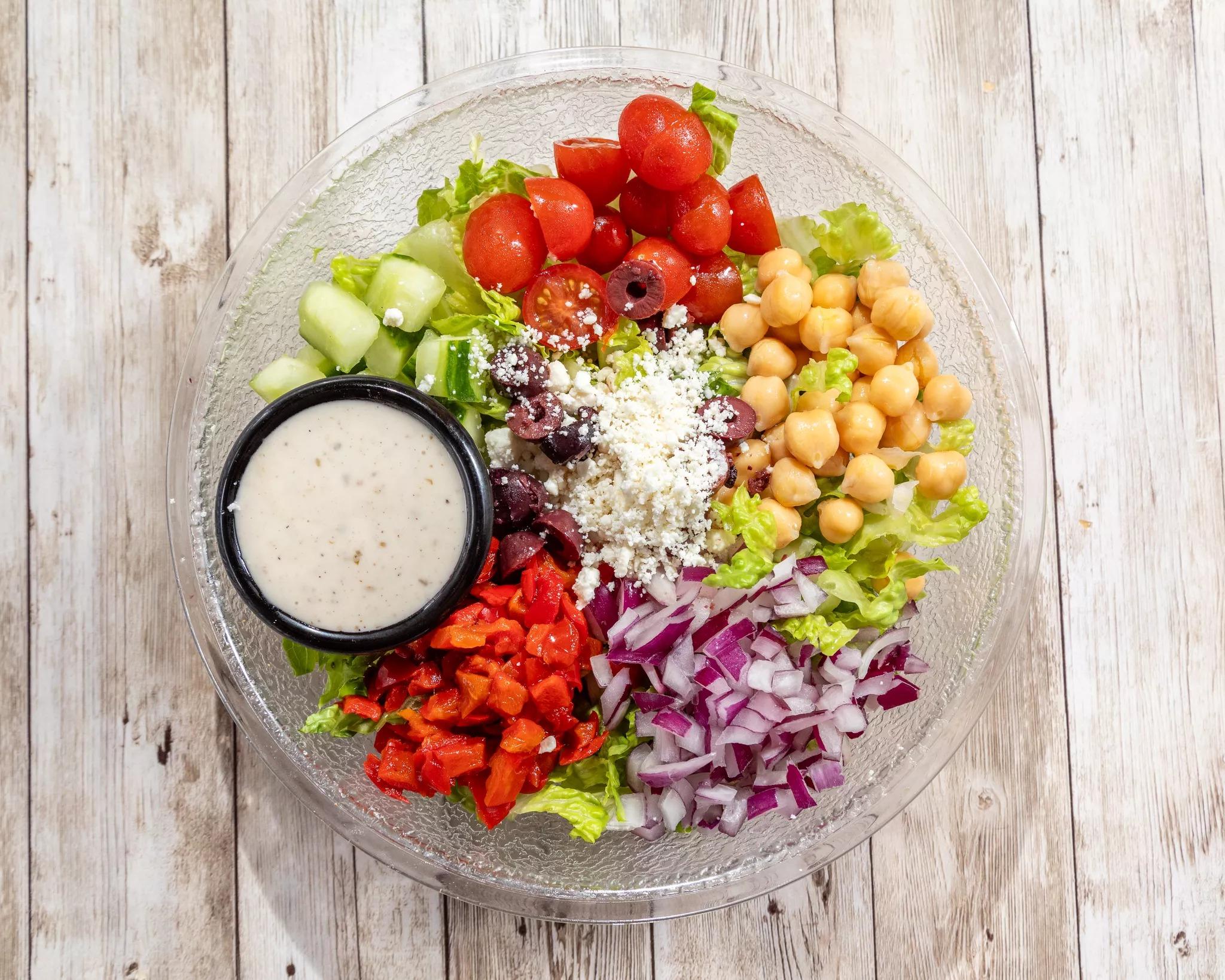 Chopped Mediterranean Salad.