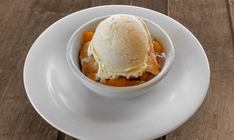 Peach Cobbler.