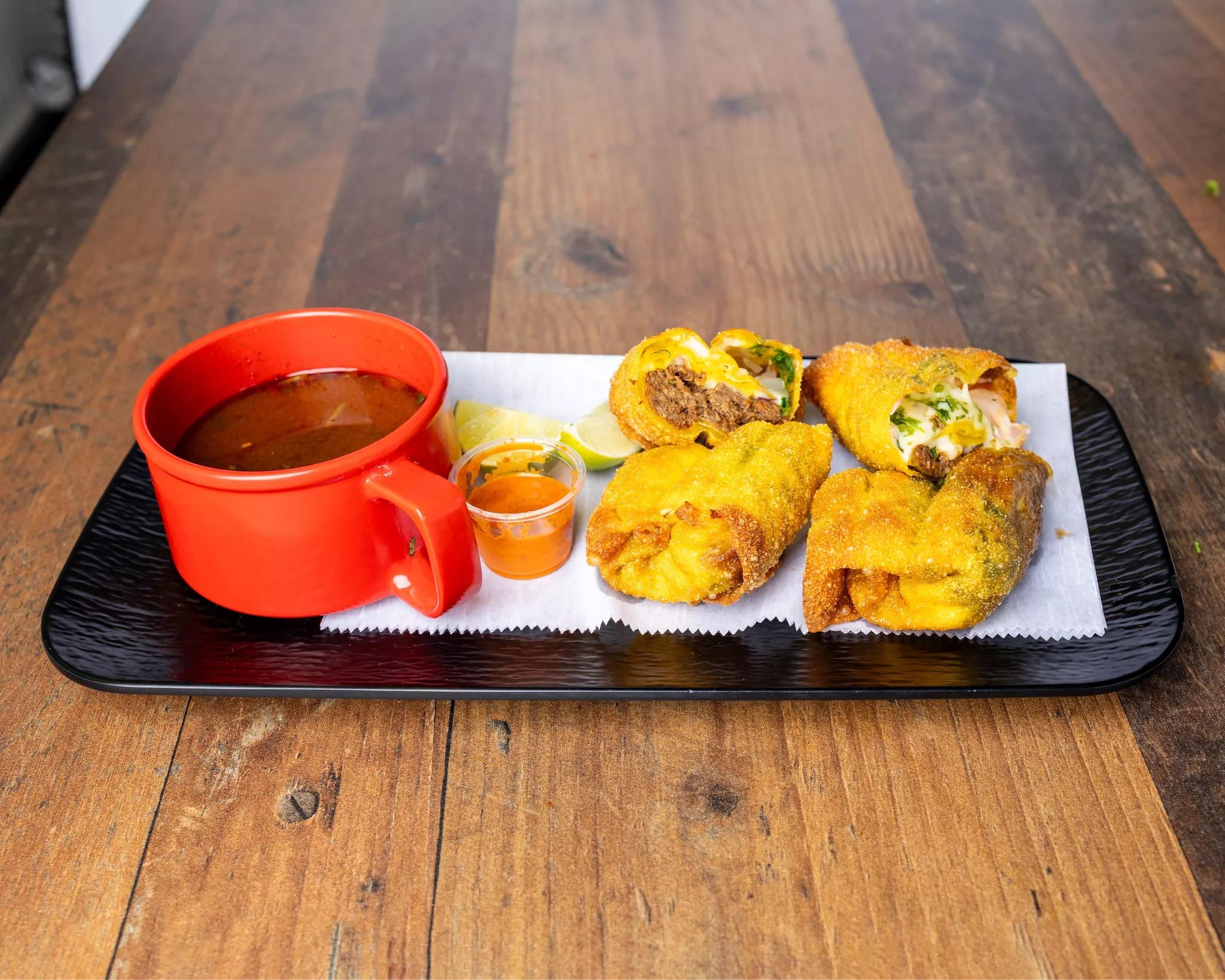 Birria Egg Rolls.