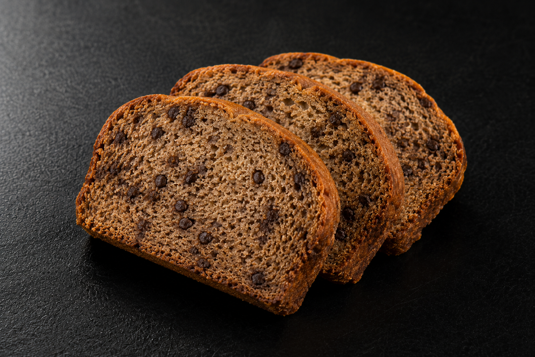 CHOCOLATE CHIP BANANA BREAD.