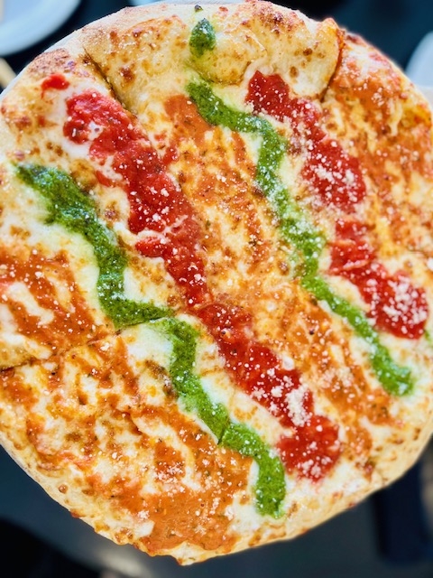 Tie Dye Pizza.