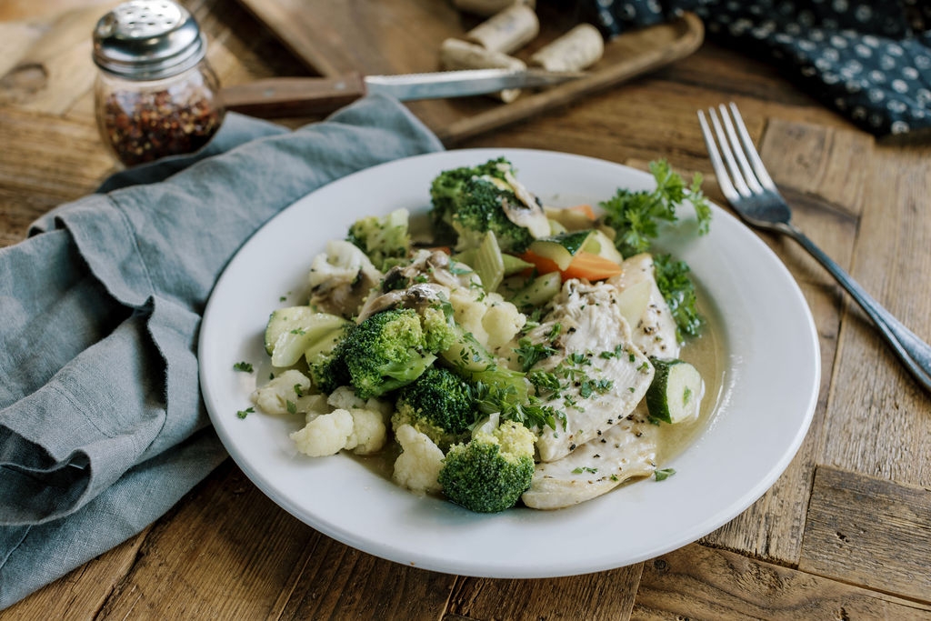 Chicken & Vegetables.