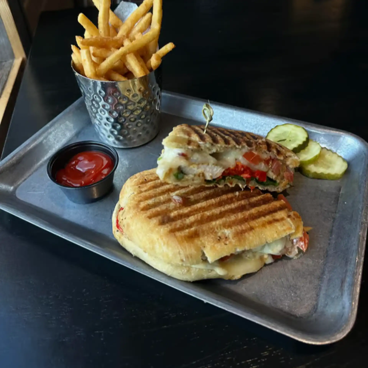 Pesto Chicken Panini.
