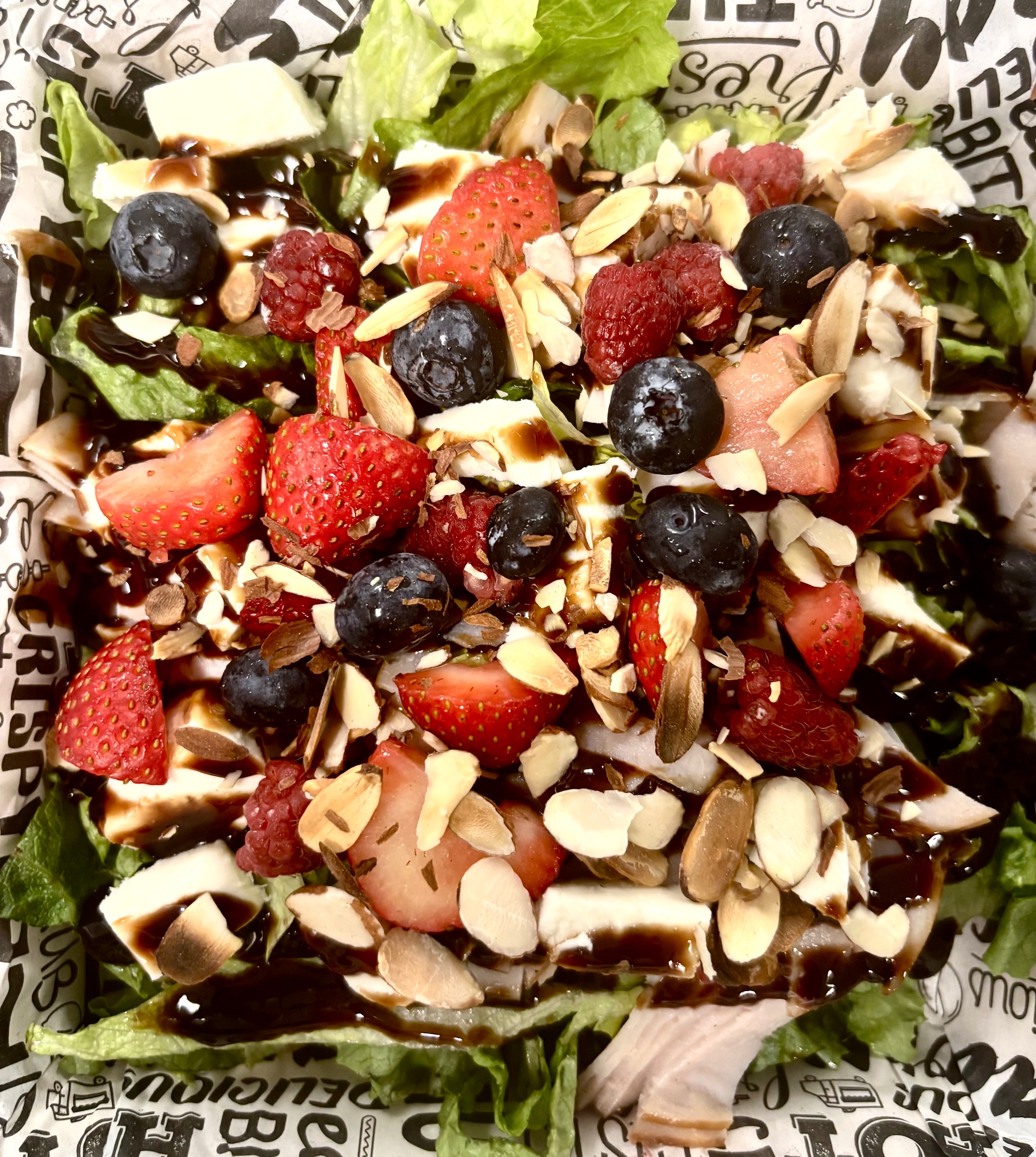 Berry & Mozz Salad.