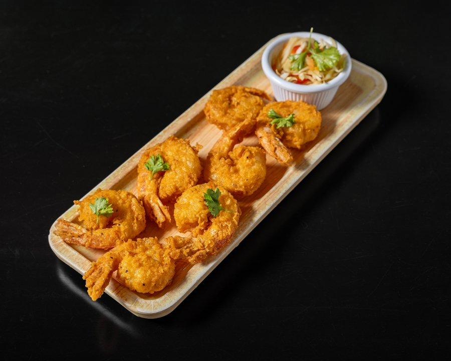 Caribbean Fried Shrimp (8 pc).