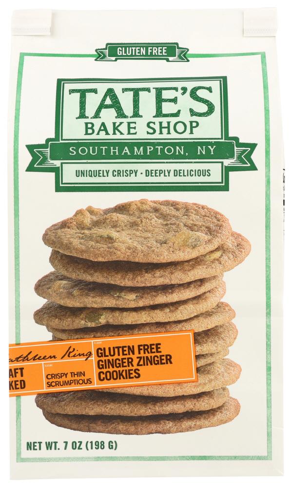 Tate's Bake Shop Gluten Free Cookies Ginger Zinger 7 Oz.