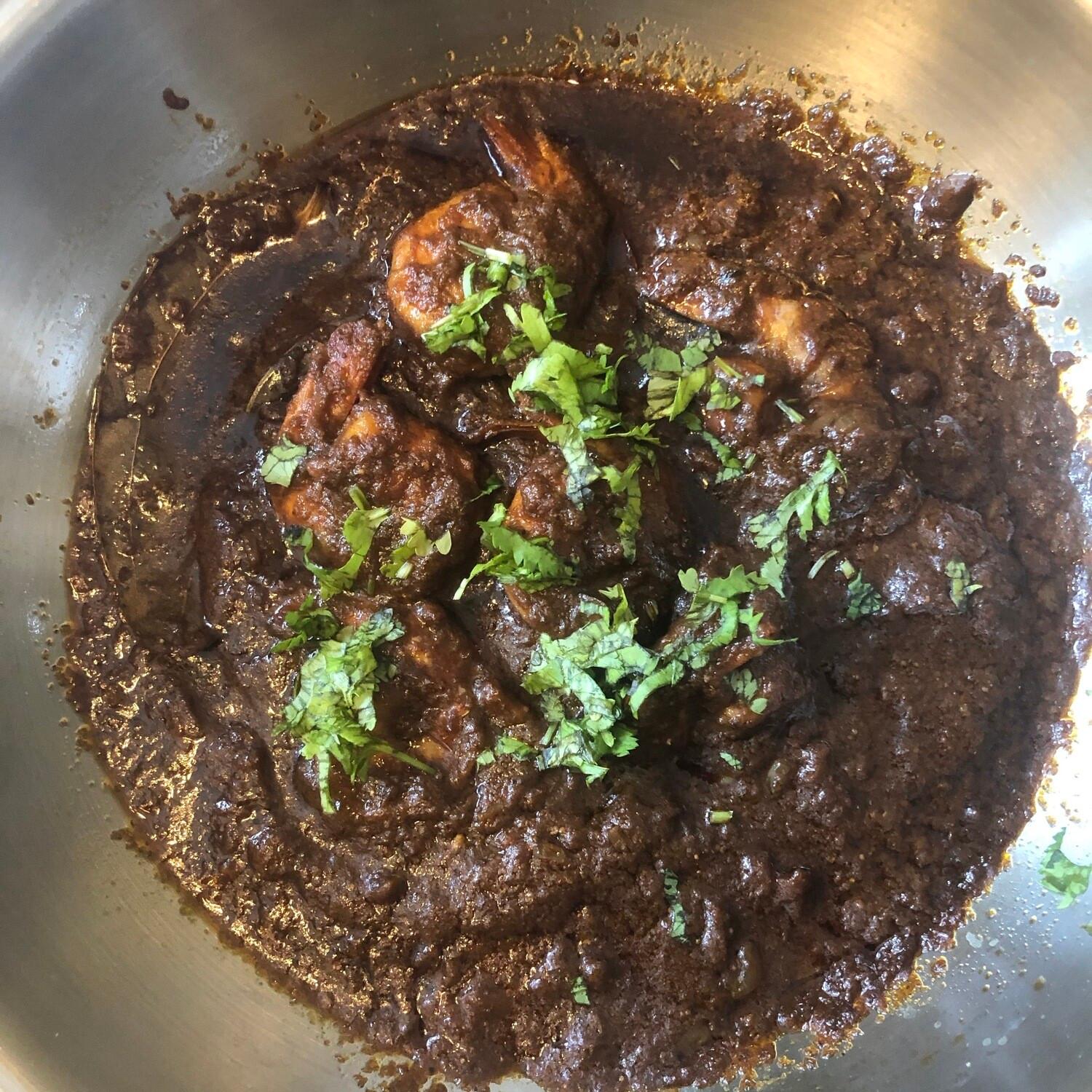 Saoji Shrimp Masala.