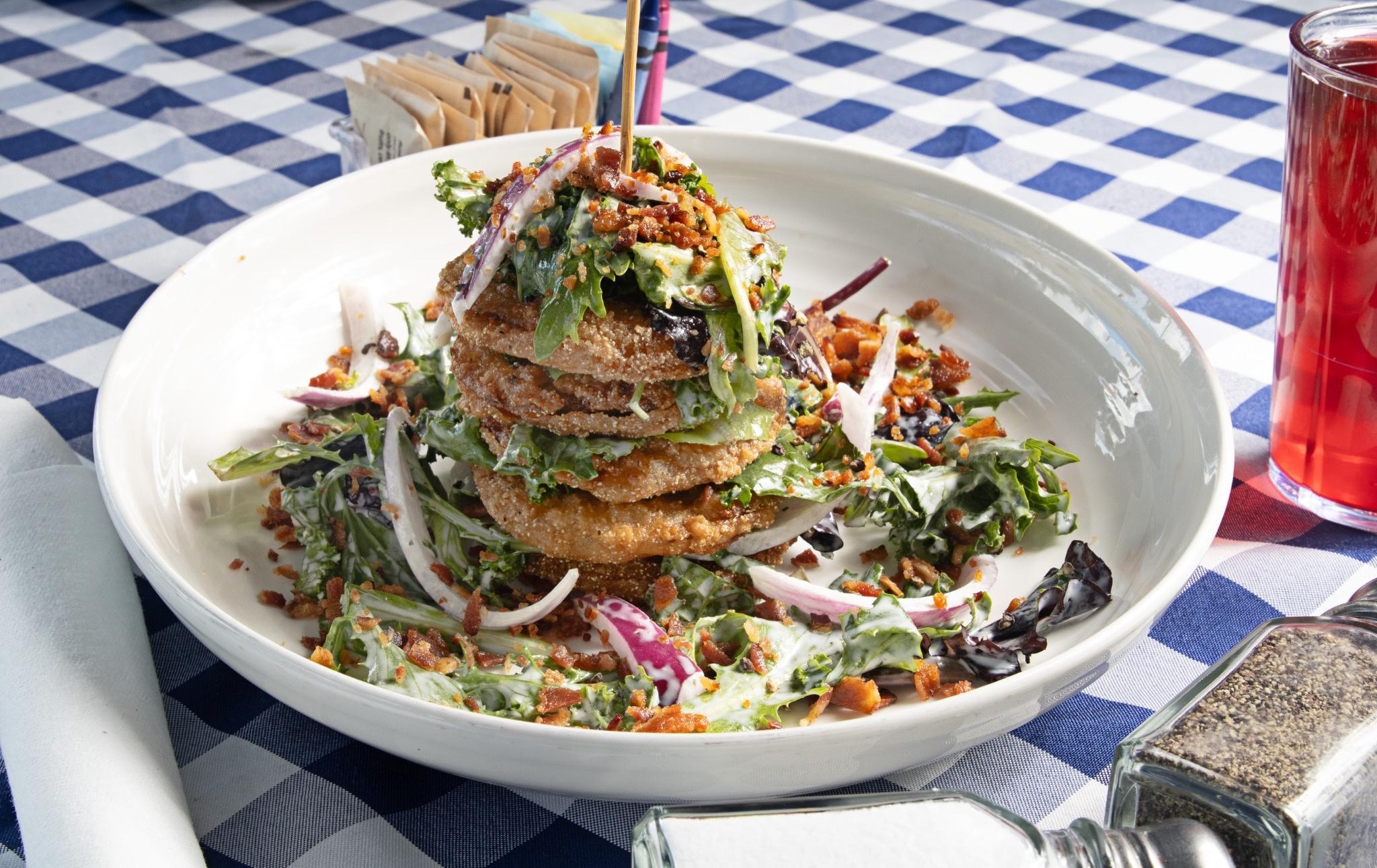 Fried Green Tomato Stack.