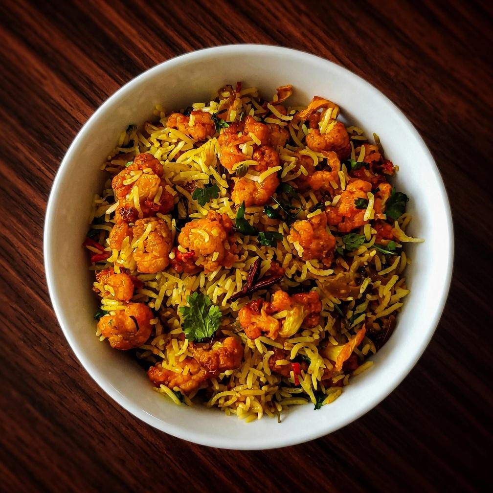 Gobi 65 Biryani.