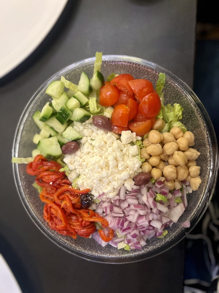Chopped Mediterranean Salad.