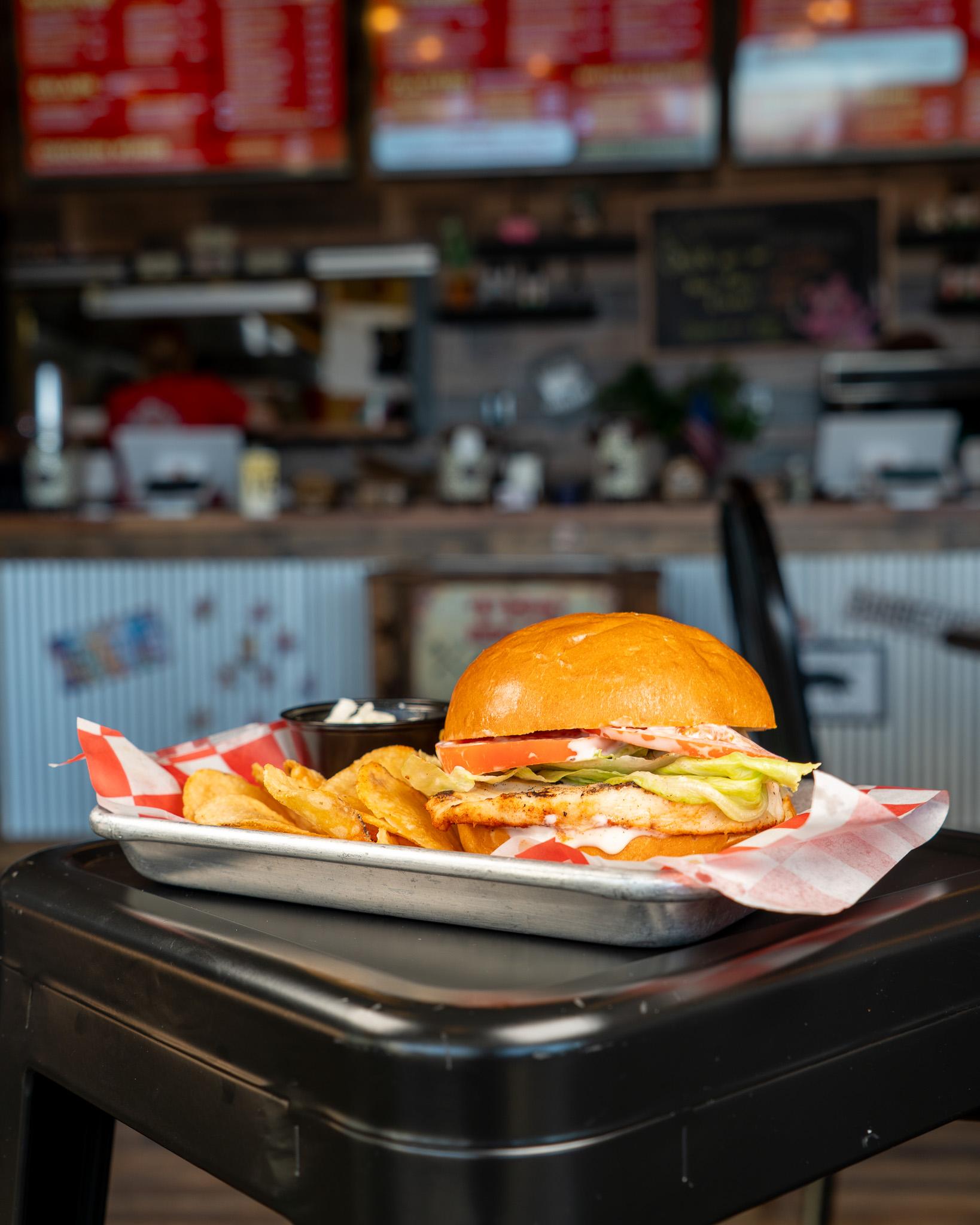 Grilled Chicken Sandwich.