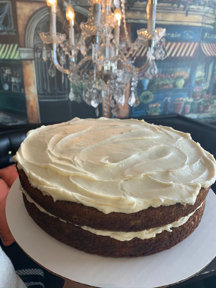 Glady's Carrot Cake Slice.