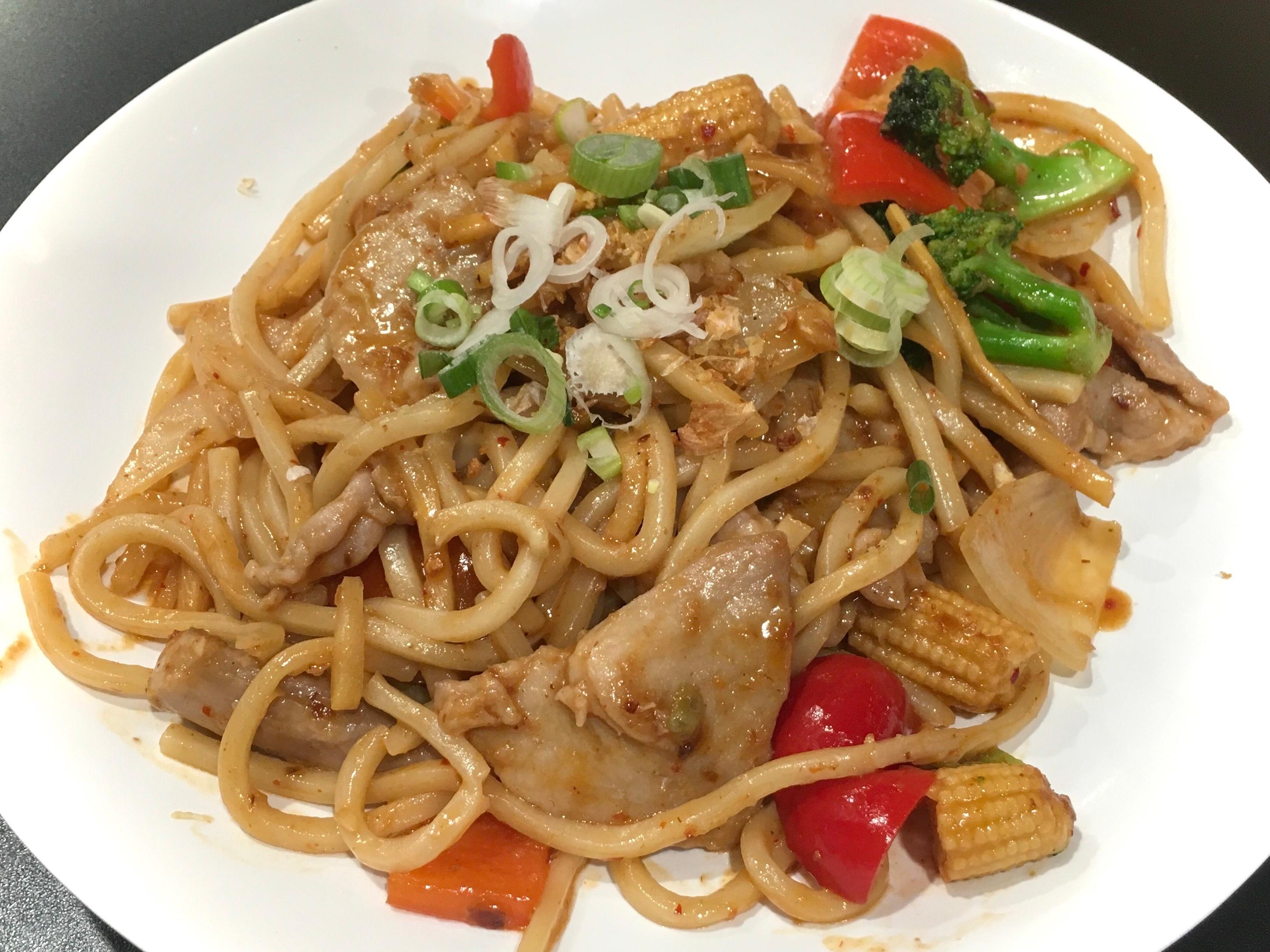 Udon on Fire.