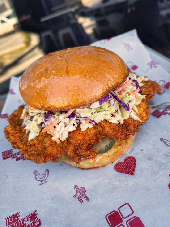 Nashville HOT Fried Chicken Sandwich.