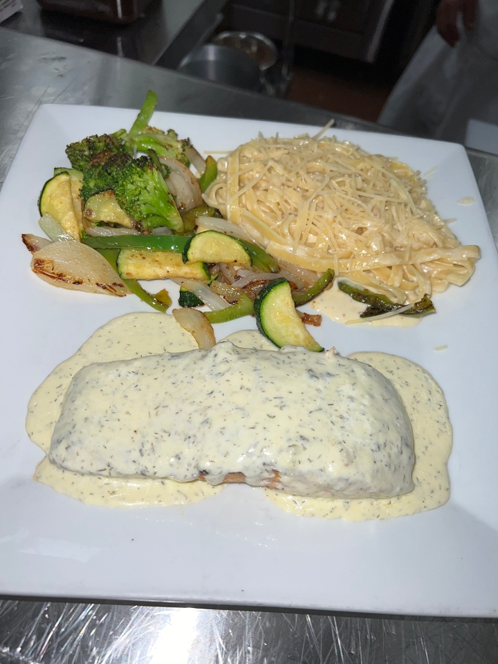 Baked Salmon.
