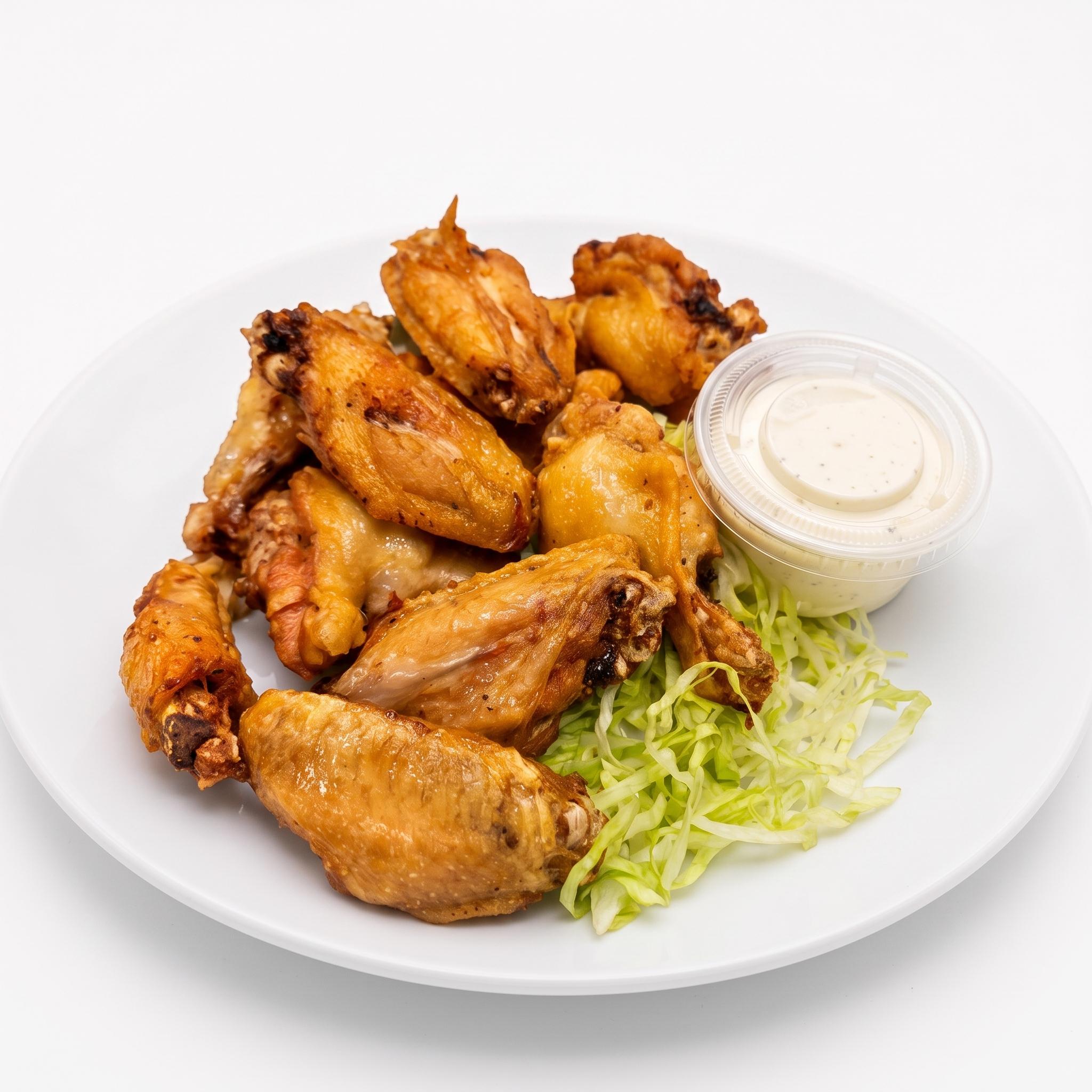 10 Lemon Pepper Wings.