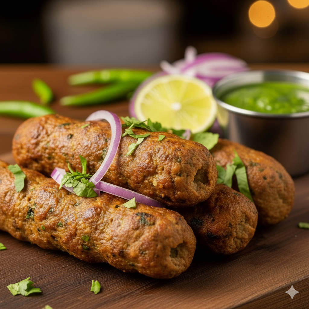 Chicken Kabab (2pcs).
