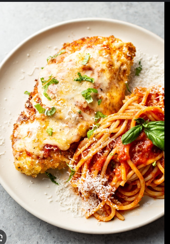 Chicken Parmigiana.