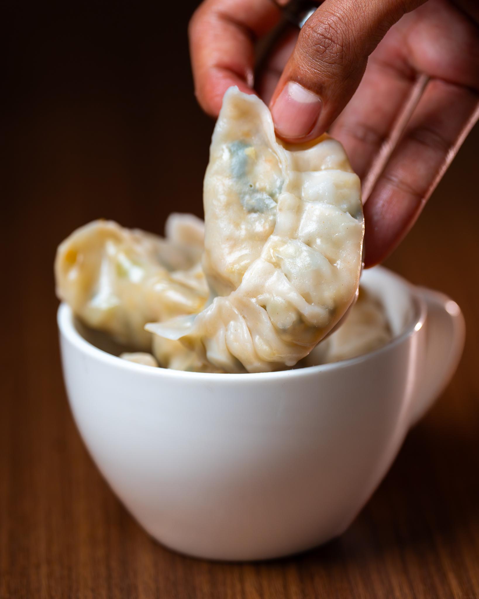 Veggie Momos.