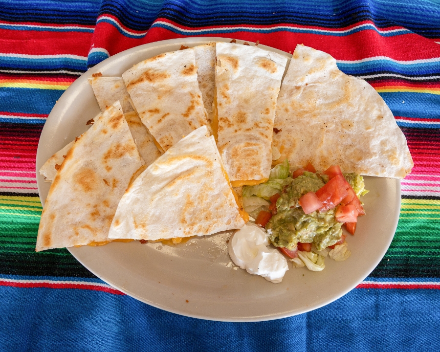 Cheese Quesadilla.