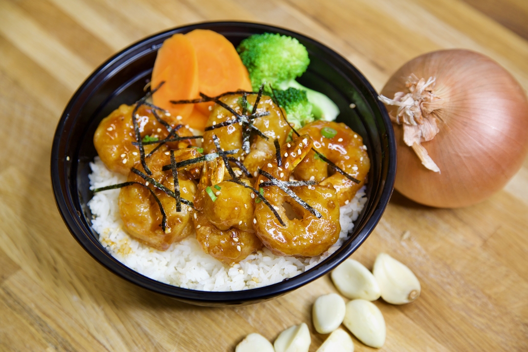 Shrimp Teriyaki Bowl.