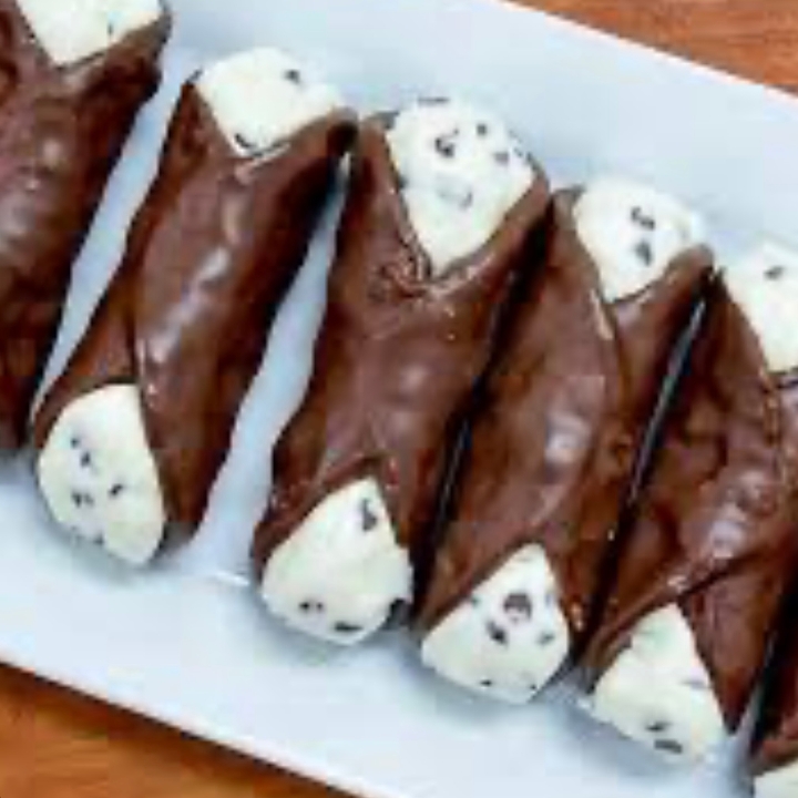 Chocolate Dipped Cannoli.