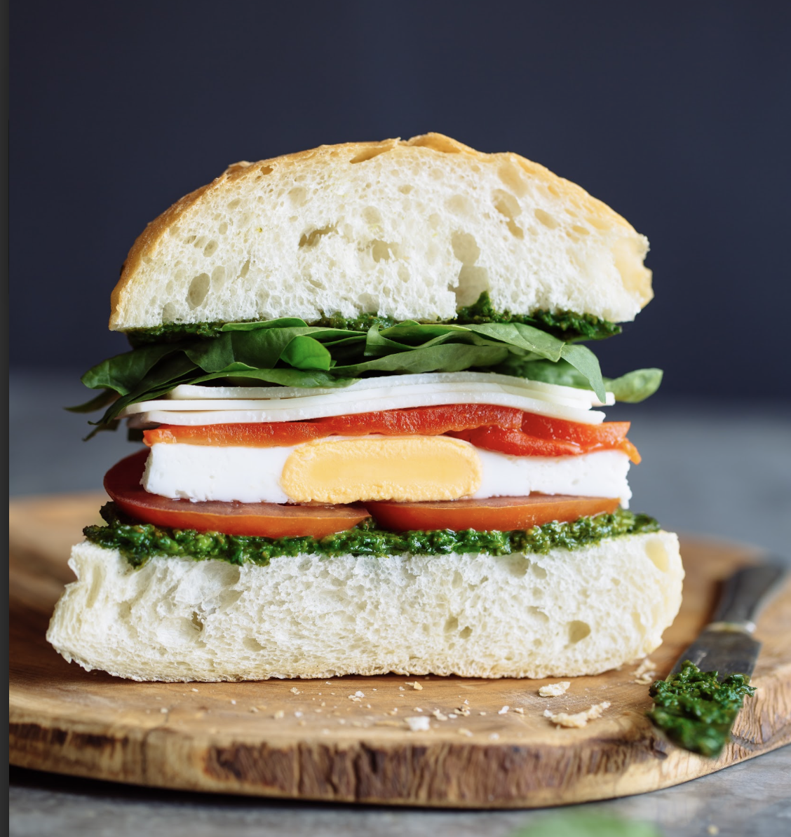 Vegetarian Egg Ciabatta.