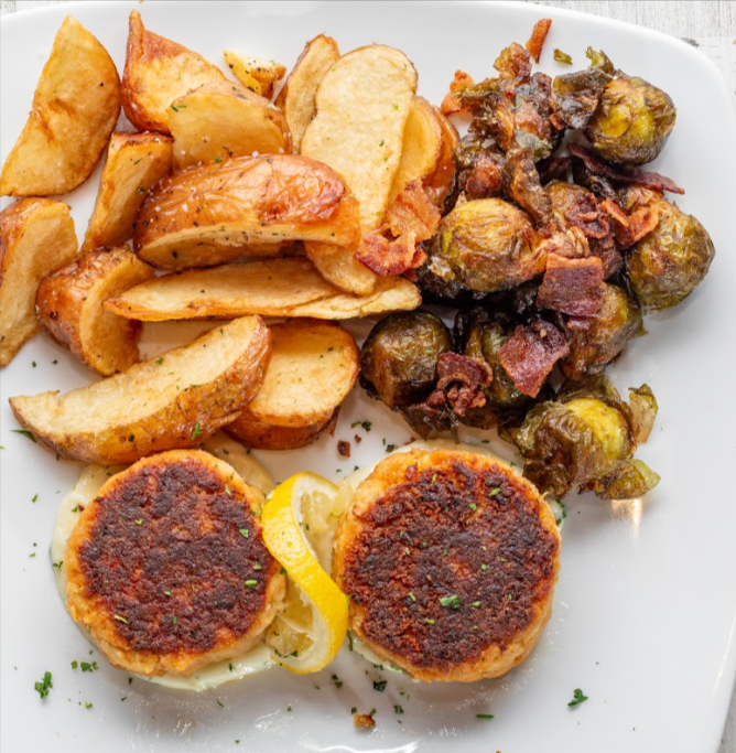 Crab Cake Dinner Special.