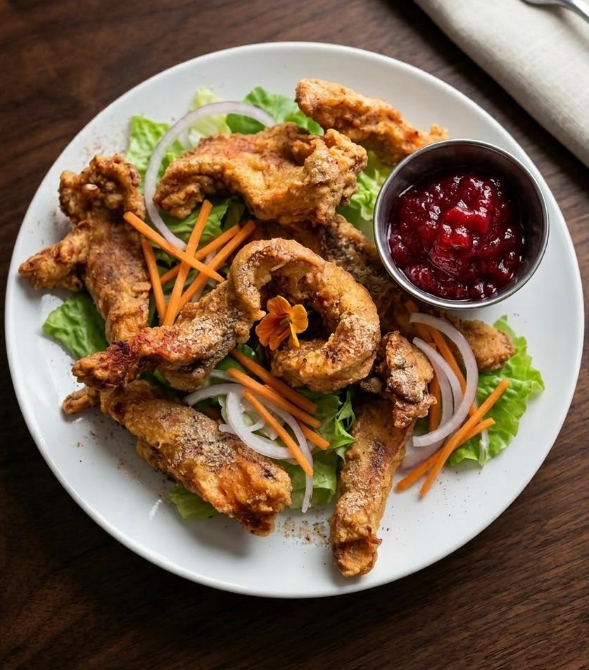 Salmon Pakora.