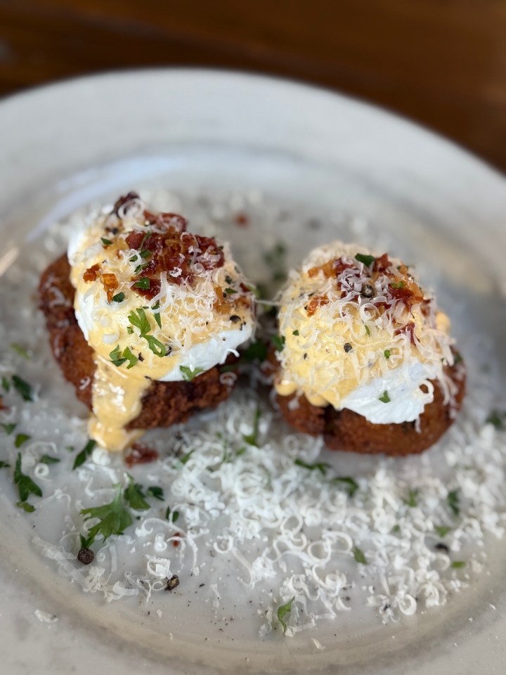 Crab Cake Benedict.